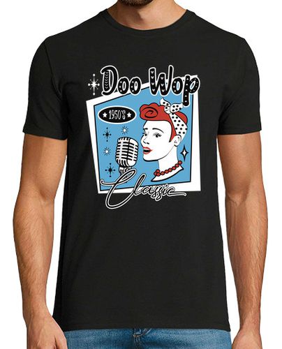 Camiseta Camiseta Pinup Doo Wop Vintage Rockabilly USA Music - latostadora.com - Modalova