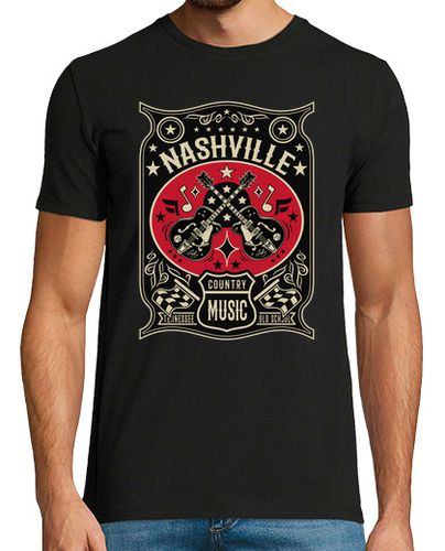 Camiseta Camiseta Rockabilly Nashville Tennessee Country Music USA Rock - latostadora.com - Modalova