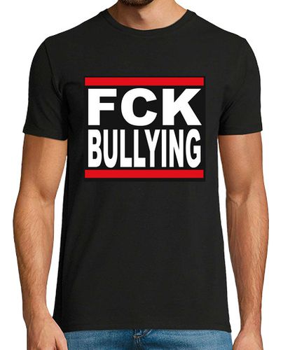 Camiseta FCK BULLYING Hombre, manga corta, negra, calidad extra - latostadora.com - Modalova