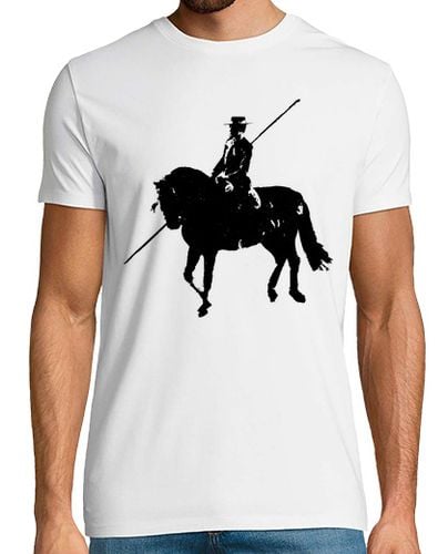 Camiseta Caballo Garrocha Jinete Traje Corto Neg laTostadora - latostadora.com - Modalova