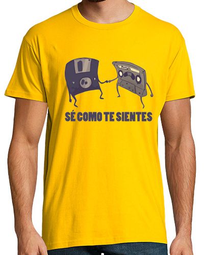 Camiseta Hombre Manga Corta Cassette y Disquete laTostadora - latostadora.com - Modalova