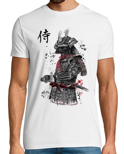 Camiseta Hombre Manga Corta Samurai sumi-e laTostadora - latostadora.com - Modalova