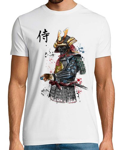 Camiseta Samurai Watercolor - latostadora.com - Modalova