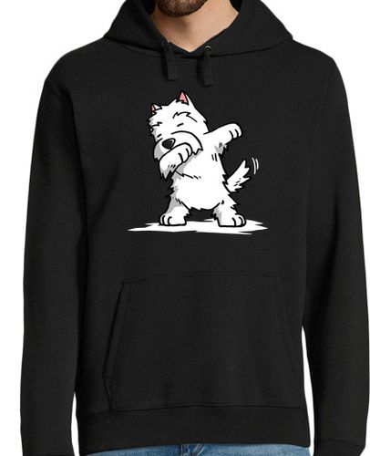 Sudadera Con Capucha Para Hombre Perro West Highland White Terrier DAB! laTostadora - latostadora.com - Modalova