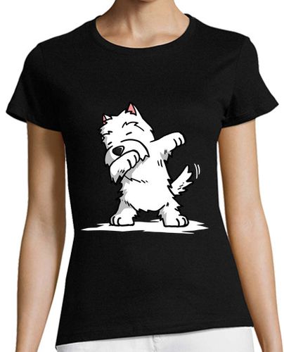 Camiseta mujer Perro West Highland White Terrier DAB! - latostadora.com - Modalova