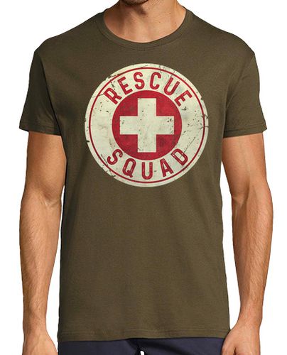 Camiseta Rescue Squad Vintage Emblem - latostadora.com - Modalova