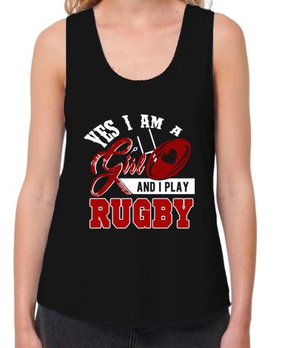 Camiseta mujer I play Rugby - Girl laTostadora - latostadora.com - Modalova