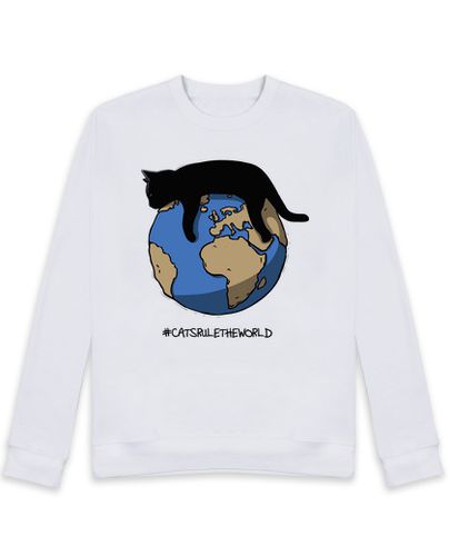 Sudadera Sin Capucha Unisex Cats rule the world laTostadora - latostadora.com - Modalova