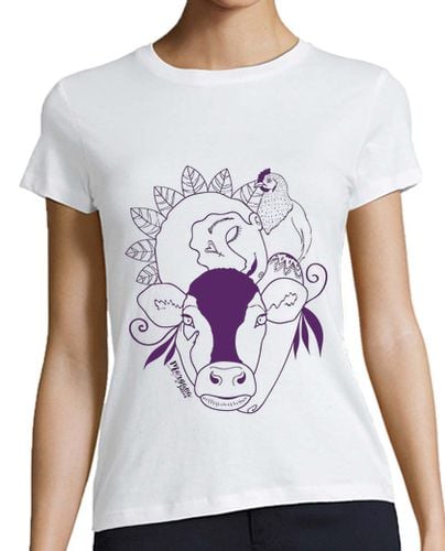 Camiseta Mujer Manga Corta VEGANA laTostadora - latostadora.com - Modalova