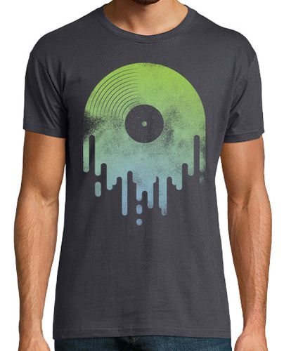 Camiseta Hombre Manga Corta Vinilo Chorreante verde laTostadora - latostadora.com - Modalova