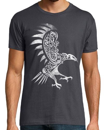 Camiseta Hombre Manga Corta Cuervo Vikingo laTostadora - latostadora.com - Modalova