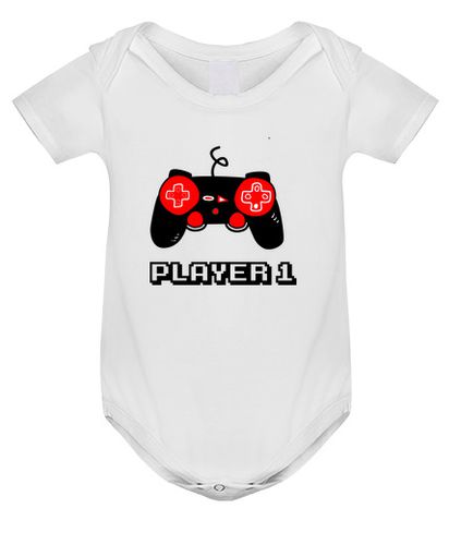 Body bebé jugador uno geek juegos gamern nerd - latostadora.com - Modalova