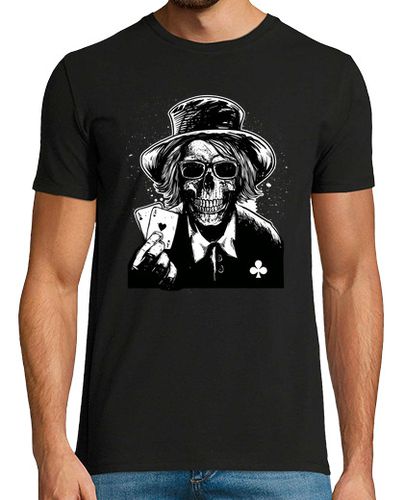 Camiseta Camiseta Skull Jugador Poker Calaveras Vintage - latostadora.com - Modalova