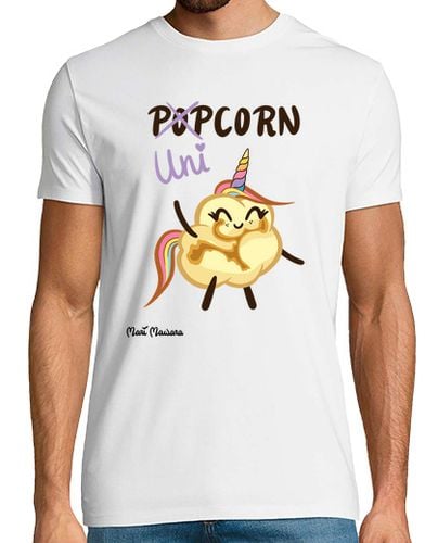 Camiseta Mari Mawara - Palomita Unicornio Hombre laTostadora - latostadora.com - Modalova