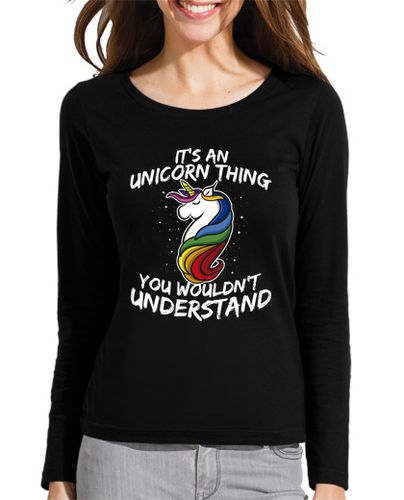 Camiseta mujer Mujer Unicornio - latostadora.com - Modalova