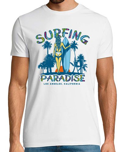 Camiseta Camiseta Surfera Surfing California Retro Surf laTostadora - latostadora.com - Modalova