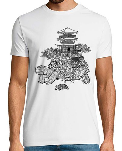 Camiseta Minimalist temple turtle - latostadora.com - Modalova