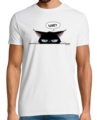 Camiseta Hombre Manga Corta Camiseta hombre grumpy black cat laTostadora - latostadora.com - Modalova