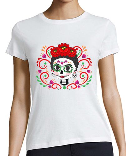 Camiseta mujer Frida catrina laTostadora - latostadora.com - Modalova