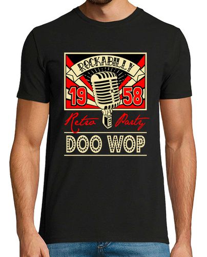 Camiseta Camiseta Vintage Doo Wop Music 1958 Rockabilly Retro USA Rock and Roll 1950s laTostadora - latostadora.com - Modalova