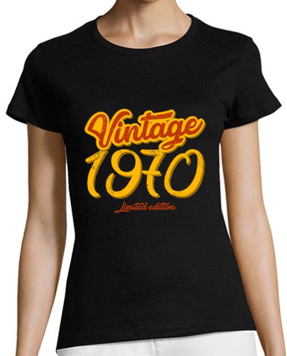 Camiseta mujer Vintage 1970 Limited Edition - latostadora.com - Modalova