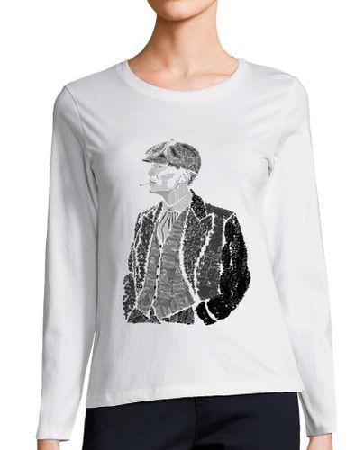 Camiseta Mujer Manga Larga Thomas Shelby Mujer, manga larga, blanco laTostadora - latostadora.com - Modalova