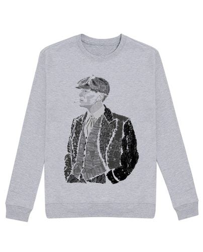 Sudadera Sin Capucha Unisex Thomas Shelby Hombre, sudadera, gris vigoré laTostadora - latostadora.com - Modalova