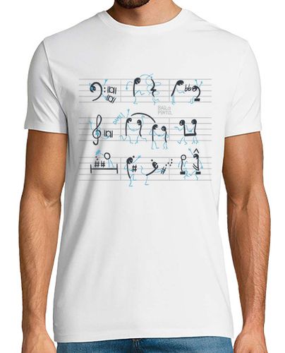 Camiseta Notas musicales bailando salsa - latostadora.com - Modalova