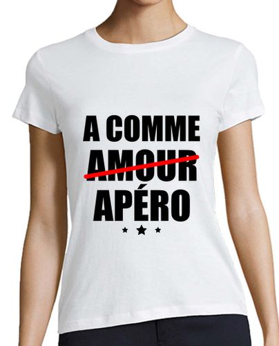 Camiseta mujer como bebida de amor - latostadora.com - Modalova