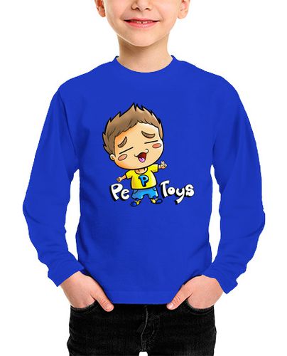 Camiseta niños Niño, manga larga, azul royal - latostadora.com - Modalova
