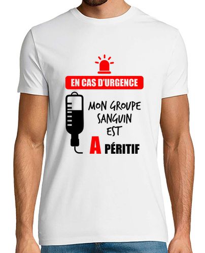 Camiseta grupo sanguíneo aperitivo - latostadora.com - Modalova