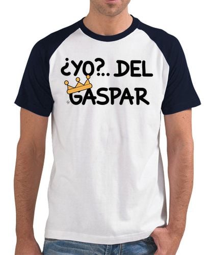 Camiseta Hombre Estilo Béisbol YO... DEL REY GASPAR laTostadora - latostadora.com - Modalova