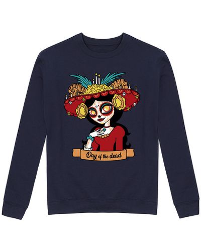 Sudadera Sin Capucha Unisex Catrina laTostadora - latostadora.com - Modalova