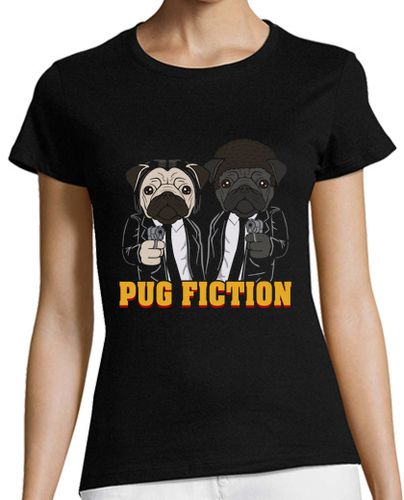Camiseta mujer Pug Fiction - latostadora.com - Modalova
