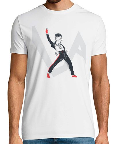 Camiseta Hombre Manga Corta Bailarín de Salsa estilo Los Angeles laTostadora - latostadora.com - Modalova