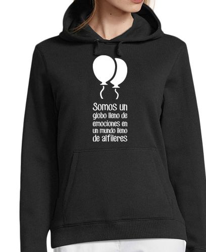 Sudadera Con Capucha Para Mujer Somos un globo lleno de emociones (oscu laTostadora - latostadora.com - Modalova