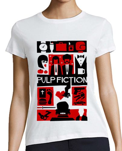 Camiseta mujer Pulp Fiction (Saul Bass Style) - latostadora.com - Modalova