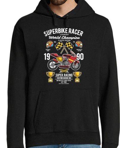 Sudadera Con Capucha Para Hombre Superbike Racer laTostadora - latostadora.com - Modalova