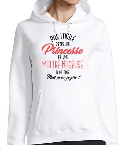 Sudadera Con Capucha Para Mujer princesa y nadadora laTostadora - latostadora.com - Modalova