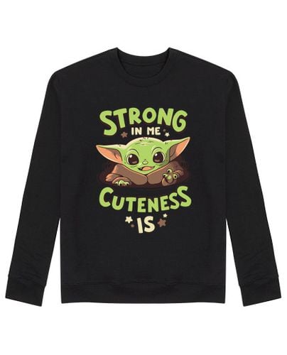 Sudadera Sin Capucha Unisex Baby Yoda Mandalorian Fuerza Sudadera laTostadora - latostadora.com - Modalova