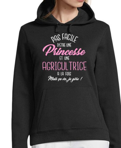 Sudadera Con Capucha Para Mujer princesa y granjero laTostadora - latostadora.com - Modalova