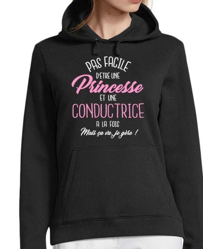 Sudadera Con Capucha Para Mujer princesa y chofer laTostadora - latostadora.com - Modalova