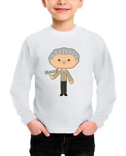 Camiseta Niño Manga Larga Albert Einstein laTostadora - latostadora.com - Modalova