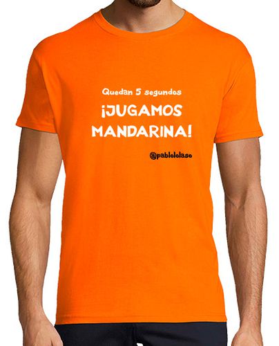 Camiseta LOLASO JUGAMOS MANDARINA chico naranja - latostadora.com - Modalova