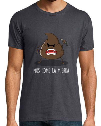 Camiseta Nos come la mierda black - latostadora.com - Modalova
