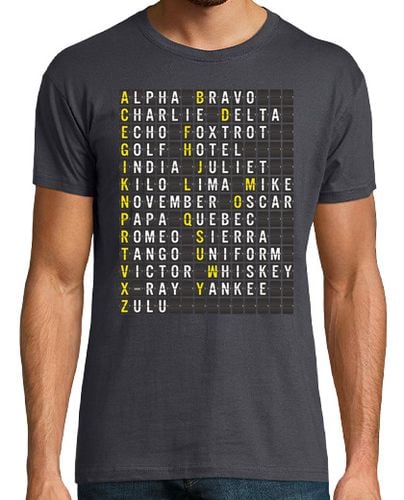 Camiseta Alpha-Bravo-Charlie laTostadora - latostadora.com - Modalova