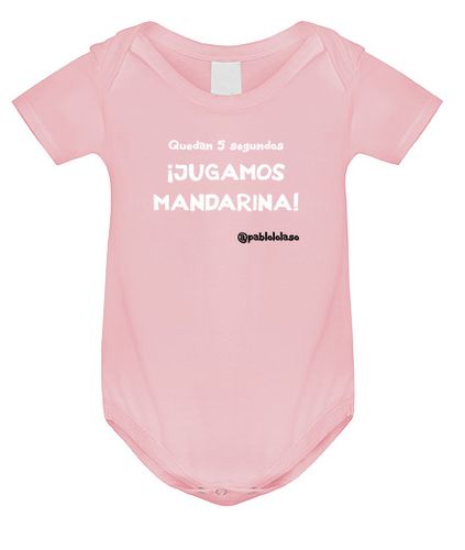 Body Bebé LOLASO JUGAMOS MANDARINA Bebé rosa laTostadora - latostadora.com - Modalova