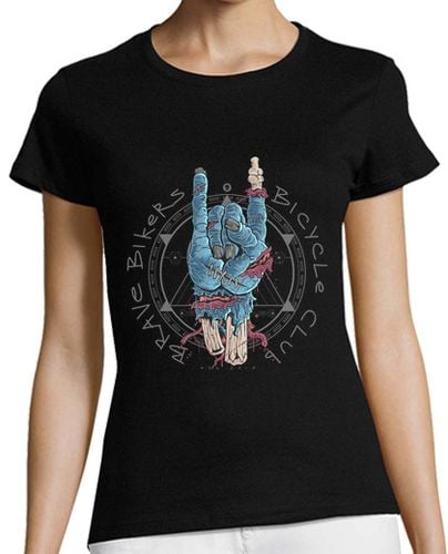 Camiseta Mujer Manga Corta Mano Cornuda Zombie laTostadora - latostadora.com - Modalova