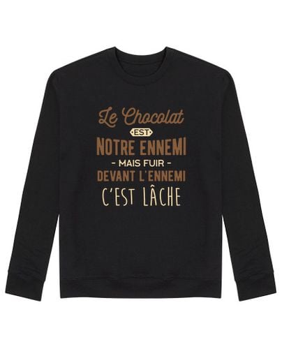 Sudadera Sin Capucha Unisex chocolate nuestro regalo enemigo laTostadora - latostadora.com - Modalova