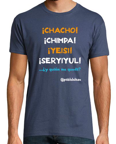 Camiseta LOLASO CHACHO CHIMPA chico denim - latostadora.com - Modalova